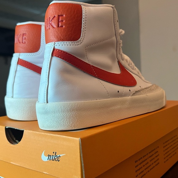 Nike Blazer Mid '77-white/orange - Picture 6 of 6